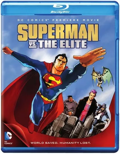 Superman vs The Elite (Blu-ray + DVD) 2 Disc Set, Like New.