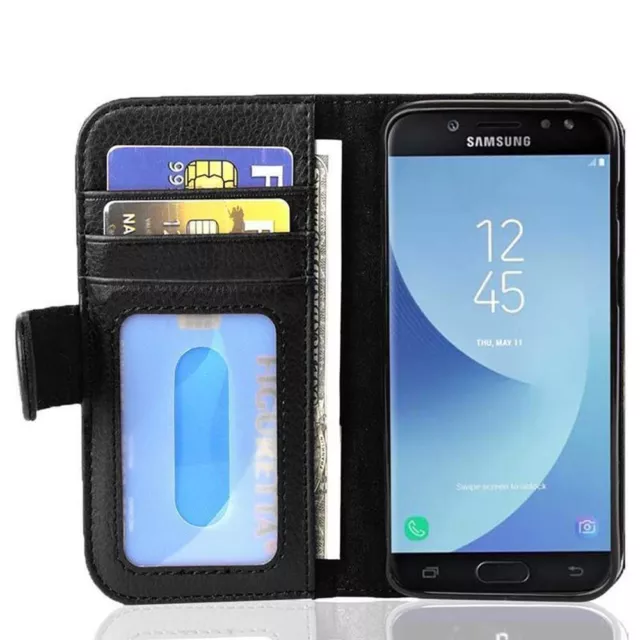 Coque pour Samsung Galaxy J5 2017 Housse Etui Protection Portefeuille Cover