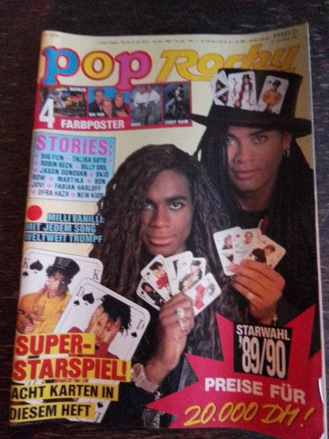 POP ROCKY Nr. 24/1989 Billy Idol, Bon Jovi uvm.