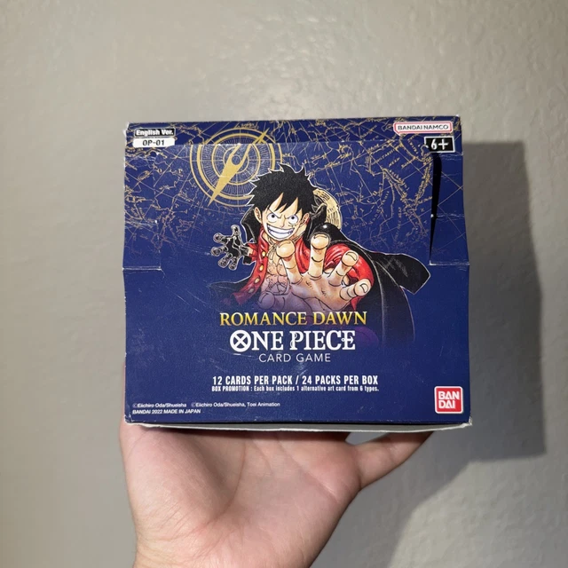 EMPTY ONE PIECE Romance Dawn Booster Box OP01 1st Wave English Blue Bottom  Bulk $320.00 - PicClick