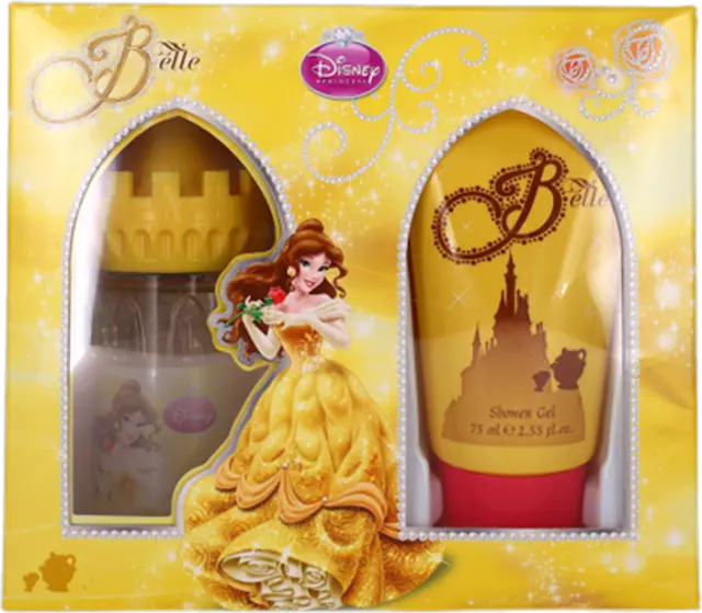 Princess Belle By Disney For Women Set: EDT + SG 1.7oz+2.55oz Shopworn New