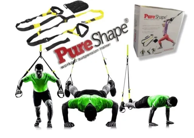 Kit Sangles d'entraînement PureShape®  suspension Crossfit TRX Fitness sport/