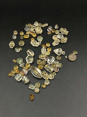 Lot Of Ancient Antique Old Crystals Quartz Beads Necklace