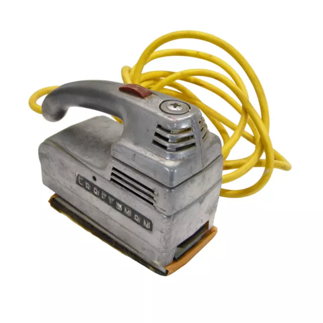 Lijadora pulidora eléctrica con cable Craftsman 110.7800 - Funciona probada - DE COLECCIÓN
