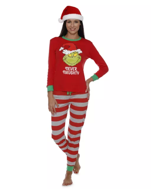 Pigiami natalizi Family Matching The Grinch donna uomo bambino set regali pigiami 2022 2