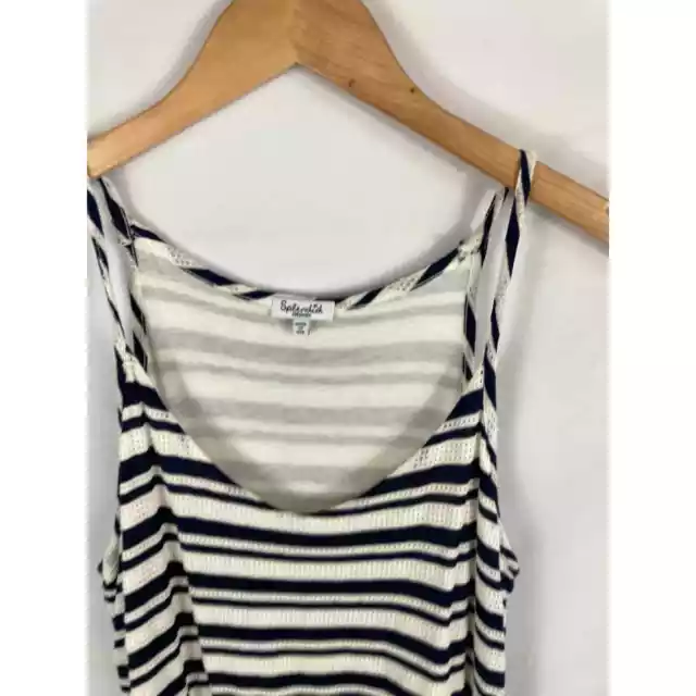 Splendid Stripe Texture Sleeveless Maxi Dress Size Medium 3