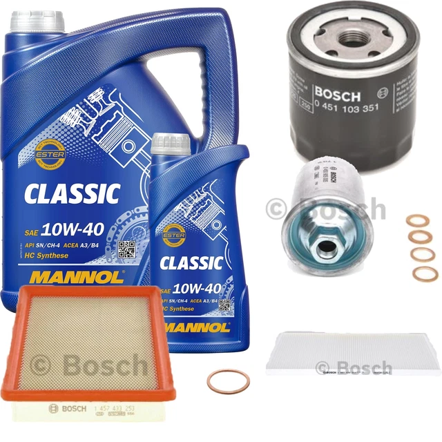 Inspektionspaket Wartungspaket Filterset 5L MANNOL Classic 10W-40 + SCT Ölfilter + Dichtring