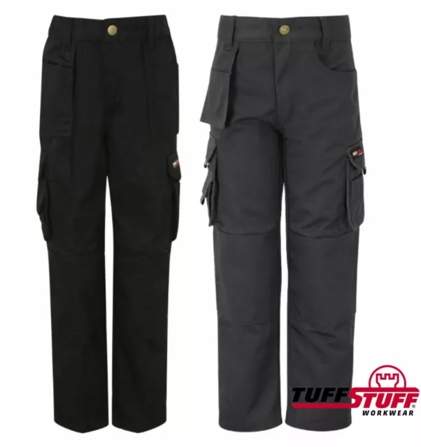 Tuff Stuff Pro Work Junior Trousers Kids 3-13 Yrs Boys Girls Workwear Cargo 711J