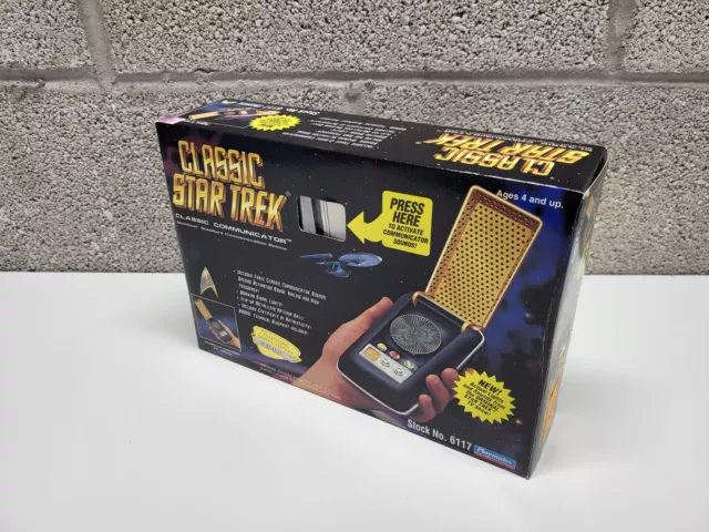 Star Trek CLASSIC COMMUNICATOR Starfleet Standard Device Playmates No. 6117