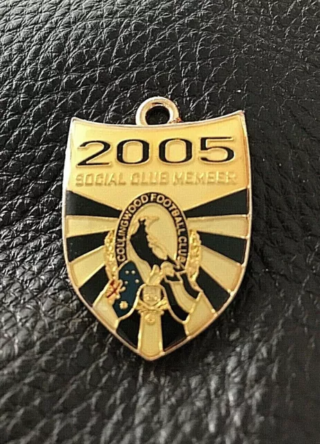 2005 Afl Collingwood Magpies Club Member Medallion / Badge