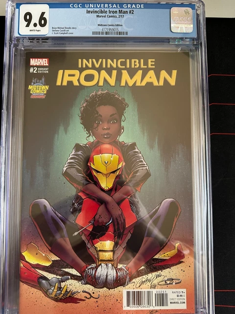 Invincible Iron Man #2 Midtown Comics Variant CGC 9.6