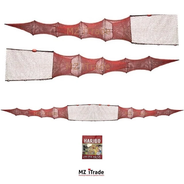 AALREUSE CRUST DOUBLE Reuse Reuse Eel Cray Crab trap 9m guide net 5m