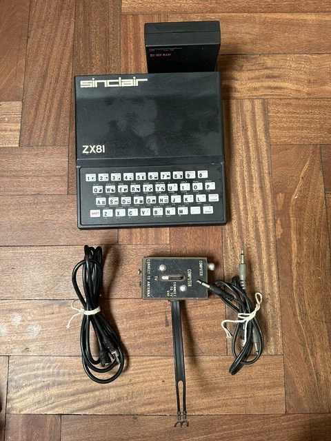 VINTAGE SINCLAIR ZX81 Personal Computer Zx Fcc Identification Data ...