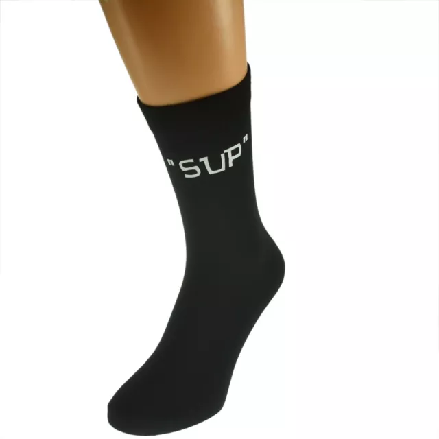 Chaussettes noires homme Sup Design taille 5-12 X6N472