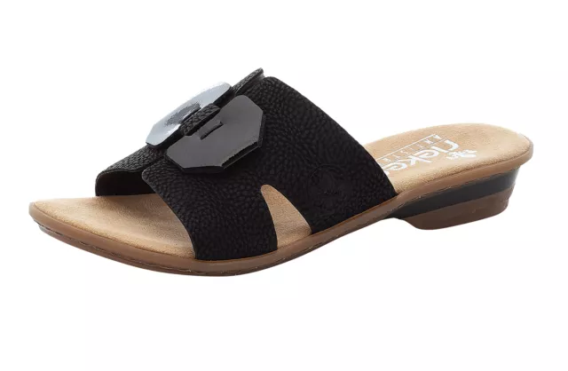 Rieker Femmes Sabots Mules Talon en Bloc 63481-00