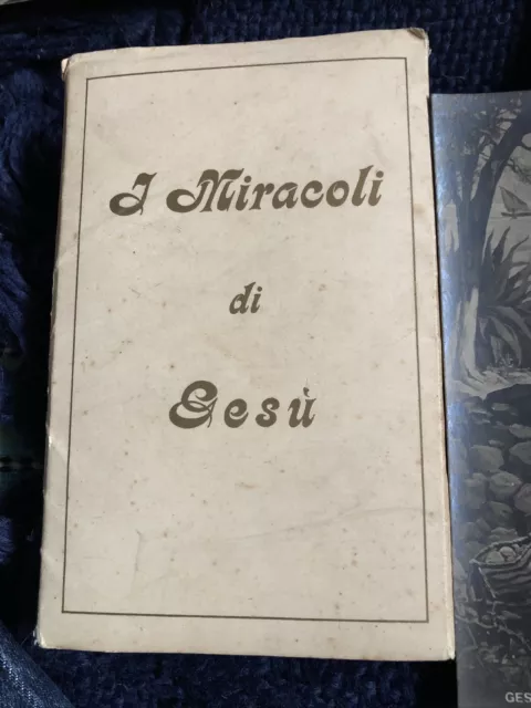 Lotto Cartoline Religiose I Miracoli di Gesù 12 Pezzi