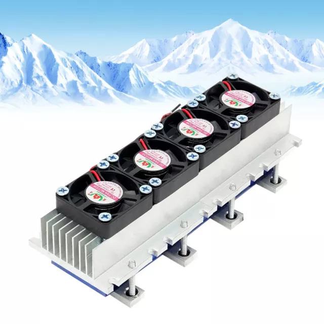 High Quality 288W DC 12V 17A Electronic 4 Chip Refrigerator Peltier Cooler Kit