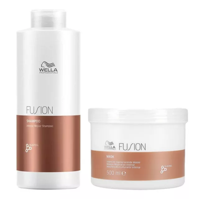 WELLA Kit Fusion Intensive Repair shampoo 1000ml+ mask 500ml
