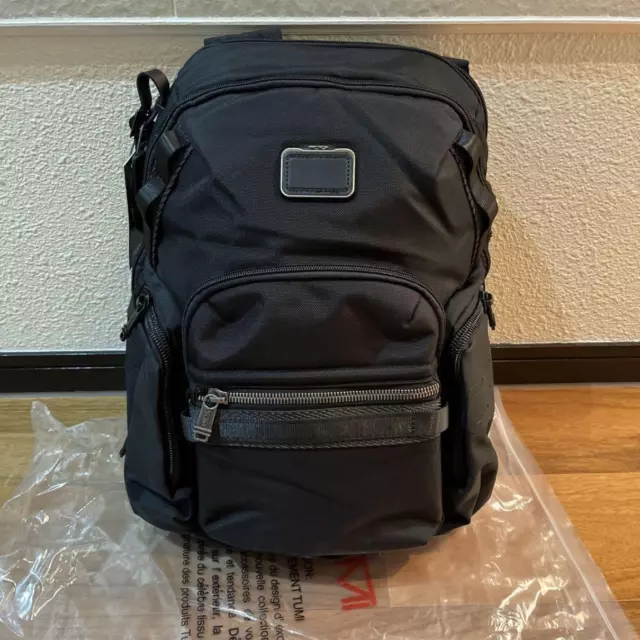 Tumi Alpha Bravo Navigation Backpack Black 232793 ballistic nylon 40.5 x 35.5 cm