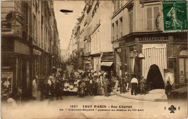 CPA TOUT PARIS 1827 3rd Rue Charlot Irigeable Aviation (1270308)
