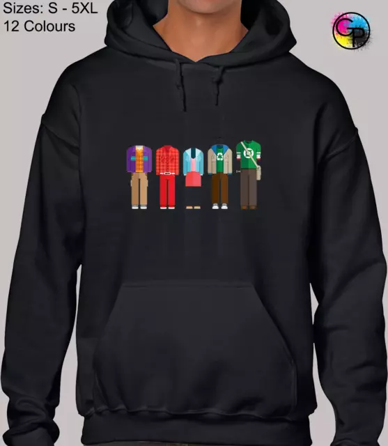 Big Bang Theory Outfits US TV Comedy Show Inspired Hoodie for Men & Women