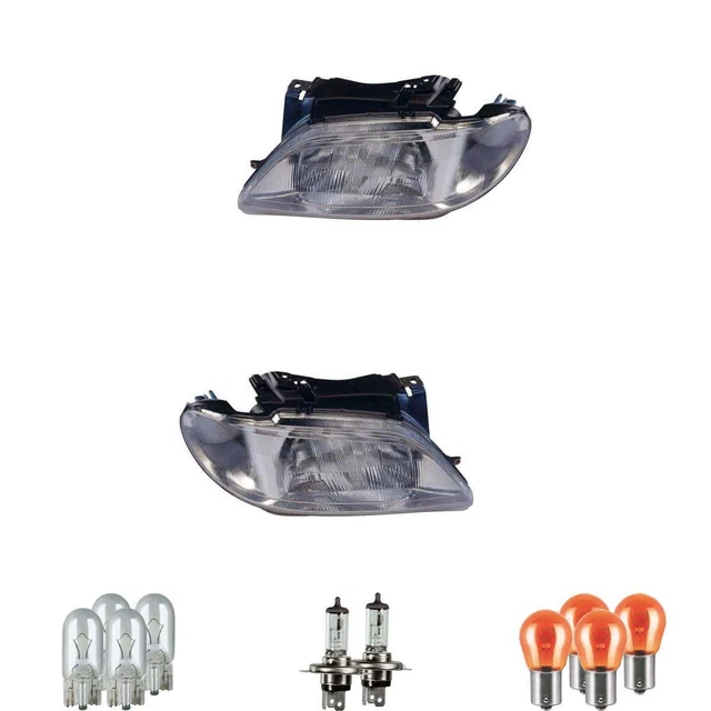 Johns Phares Halogènes H4 Citroën C2 09/03 – Set Gauche + Droite Avec Moteur Réglage Portée