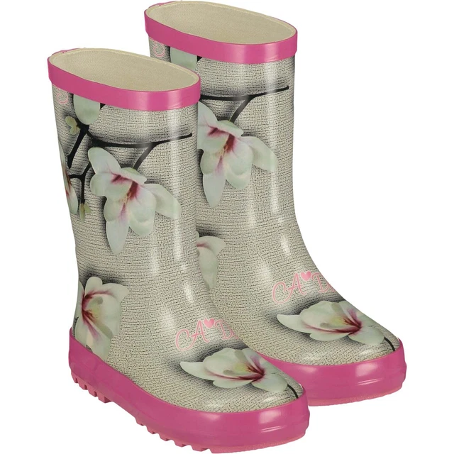 A DEE Girls Splash Magnolia Print Wellies