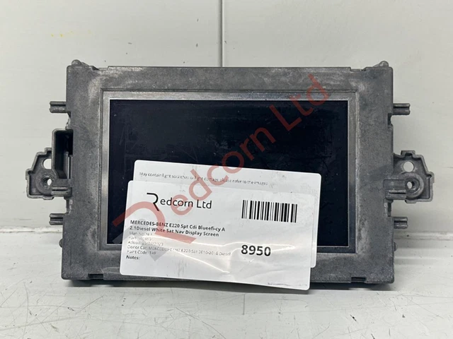 MERCEDES-BENZ CLASSE E E220 2010-2016 schermo navigatore satellitare T8950 A2C32394200