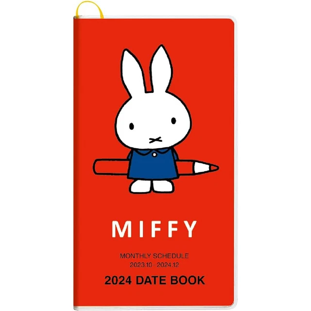 MIFFY DICK BRUNA 2024 Slim Planner Schedule Book Diary BD2R Kawaii