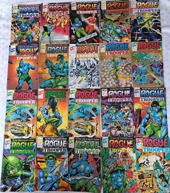 20 Rogue Trooper Comics - Quality Comics 1989 to 1991 "Classic UK Sci Fi"