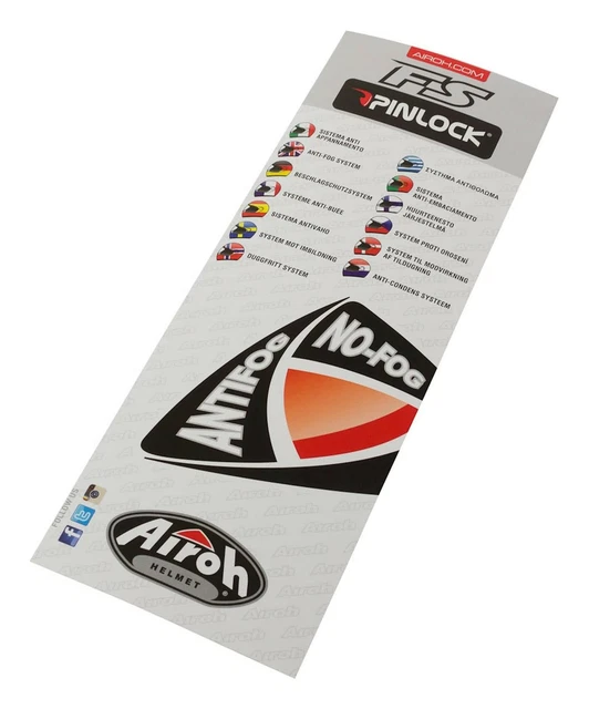 FS Pinlock Anti-Fog System For Airoh GP500 / GP550 S