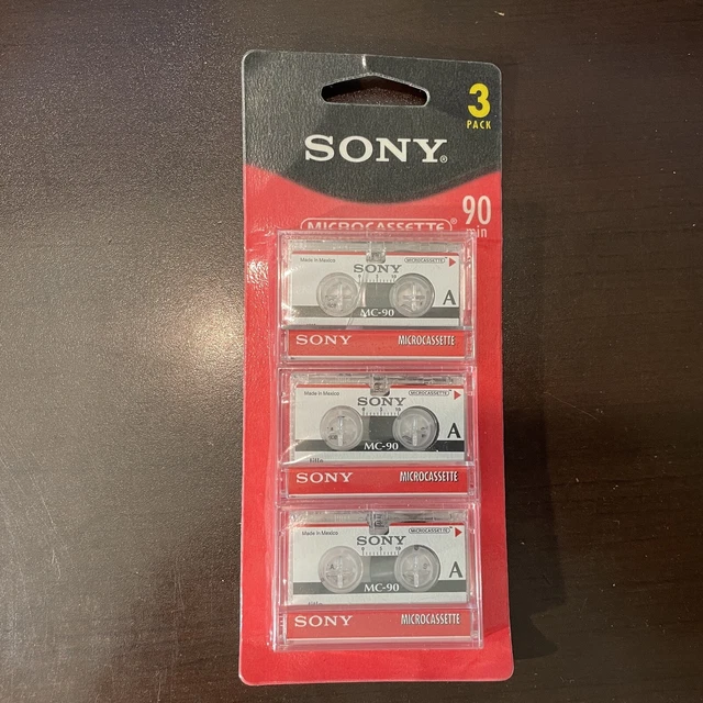 3-Pack Sony Micro Cassettes 90 Minute