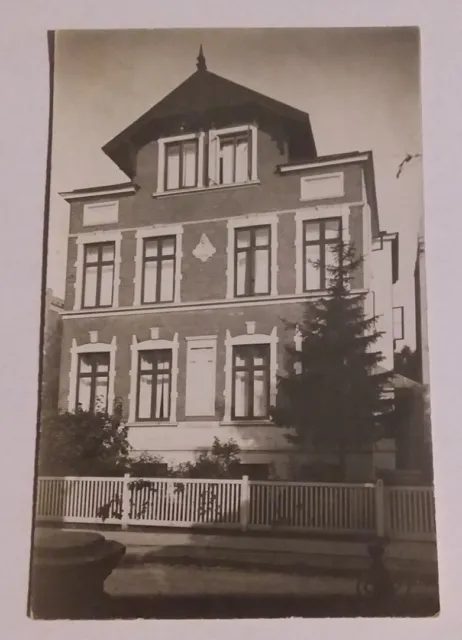 Privat-Foto Lübeck einzelnes Haus, gel 1928 nach Hannover