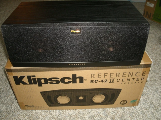 Klipsch Reference RC-42II Center Speaker - Original box - Excellent - Black Klipsch Reference RC-42II Center Speaker - Original box - Excellent - Black