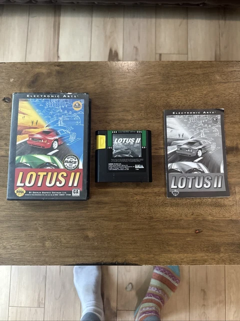 Jeu Lotus II RECS – Sega Megadrive, PAL, Course, Sans Notice, état Correct