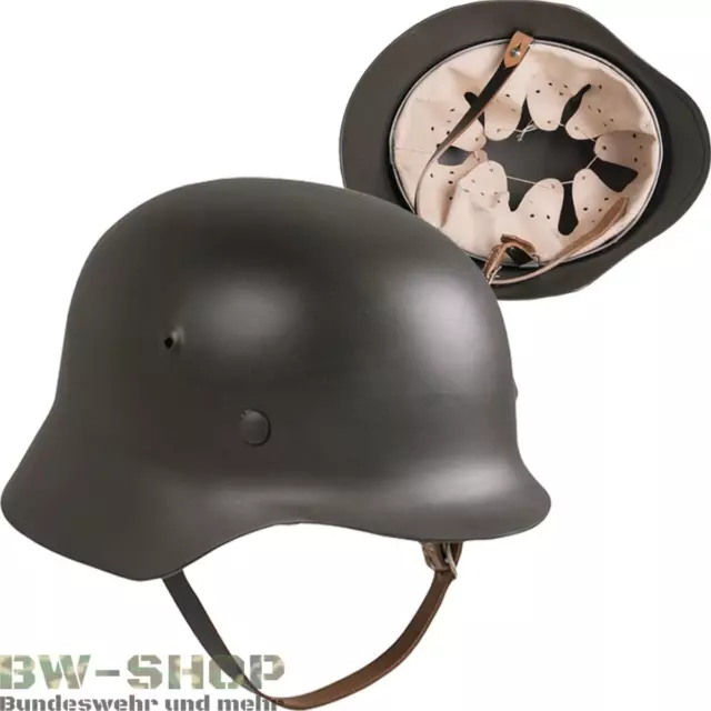 Wehrmacht Stahlhelm M35 Wh Helm Wkii Stahl Glocke Deutsches Reich 57/58 59/60