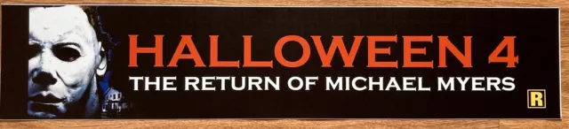 ⭐ Halloween 4: The Return Of Michael Myers - Movie Theater Poster Mylar Small ⭐ Halloween 4: The Return Of Michael Myers - Movie Theater Poster Mylar Small