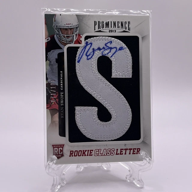 2013 Panini Prominence Rookie Auto Patch 071/100 #182 Ryan Swope Cardinals