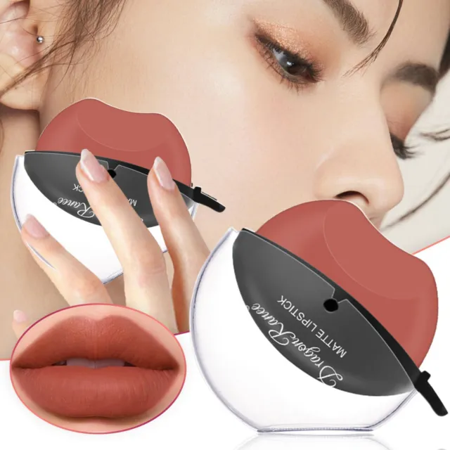 Ladies Lazy Lipstick Matte Beauty Waterproof Long-Lasting Lipstick Lip Makeup E