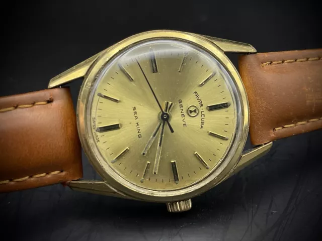 Favre Leuba Sea King Men'S Wristwatch 61093 £16.00 - Picclick Uk