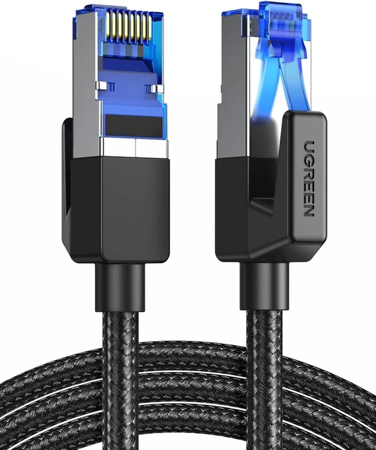 CAT 8 Ethernet Cable High Speed 40Gbps 2000MHz Network Cord Braided RJ45 LAN AU