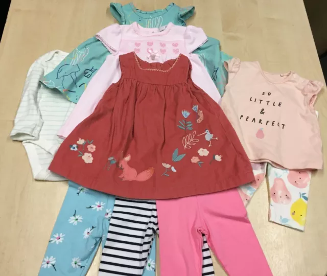 Pacchetto vestiti bambina usati - taglie 0-3 mesi - affare