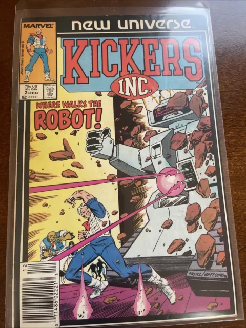 New Universe Kickers Inc. #2  Marvel Comic Book 1986.  C05