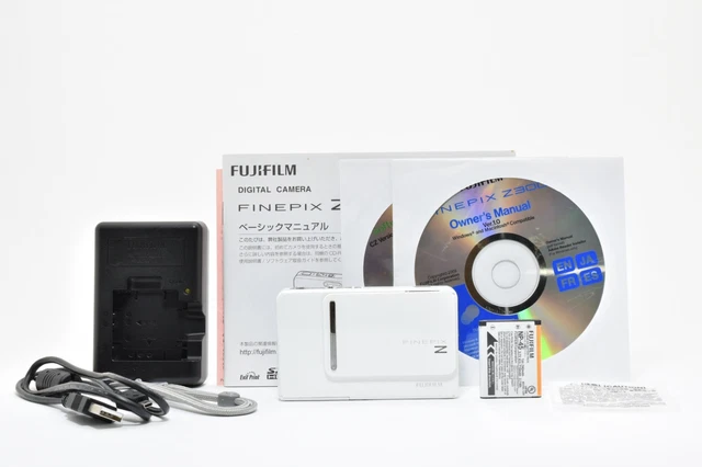NEAR MINT] FUJIFILM FinePix Z300 White Compact Digital Camera From