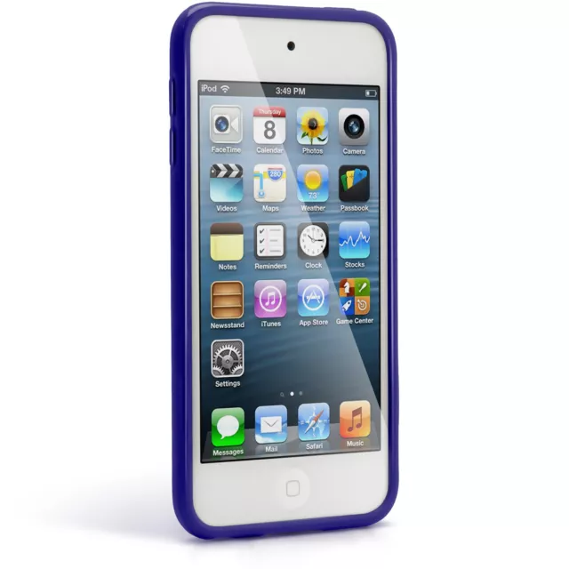Blu Custodia TPU per Apple iPod Touch 7ª 6ª 5ª Generazione Case Cover Morbida