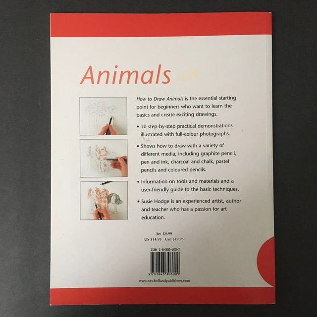 HOW TO DRAW Animals A Step By Step Guide for Beginners with 10 Projects ...