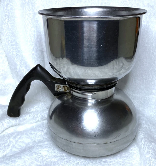 VINTAGE NICRO Vacuum Brewer Siphon Coffee Maker Pot Stainless Steel 58