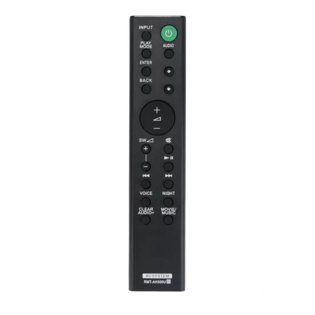 RMT-AH300U Replaced Remote fit for Sony Soundbar Speaker HT-CT290 HT-CT291