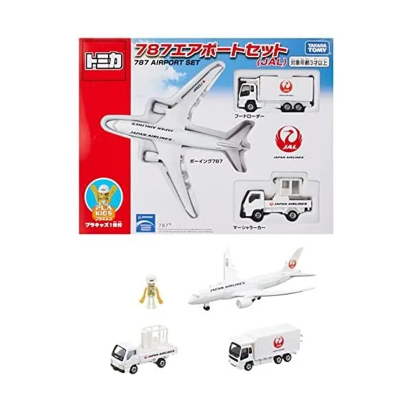 Takara Tomy Tomica 787 Airport Set JAL Minicar Car Toy ?KTEC-cYIST-ds-110512 FS