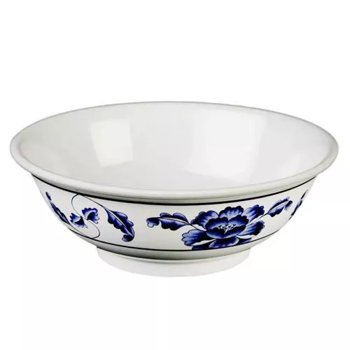 Thunder Group 5070TB 36Oz 8 Inch Asian Lotus Melamine Round Rimless Bowl, 1 PCS